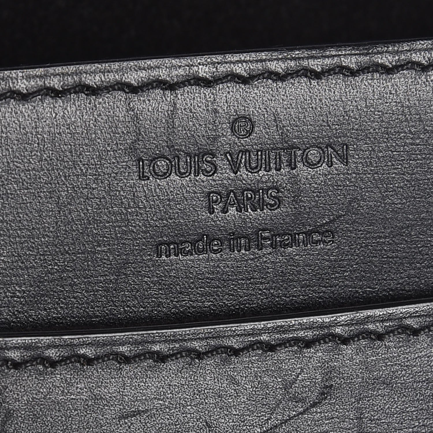 Louis Vuitton Calfskin Chain Louise MM Black 6 of 6