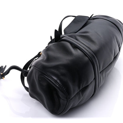 Miu Miu Nappa Joie Shoulder Bag Black 7 of 8