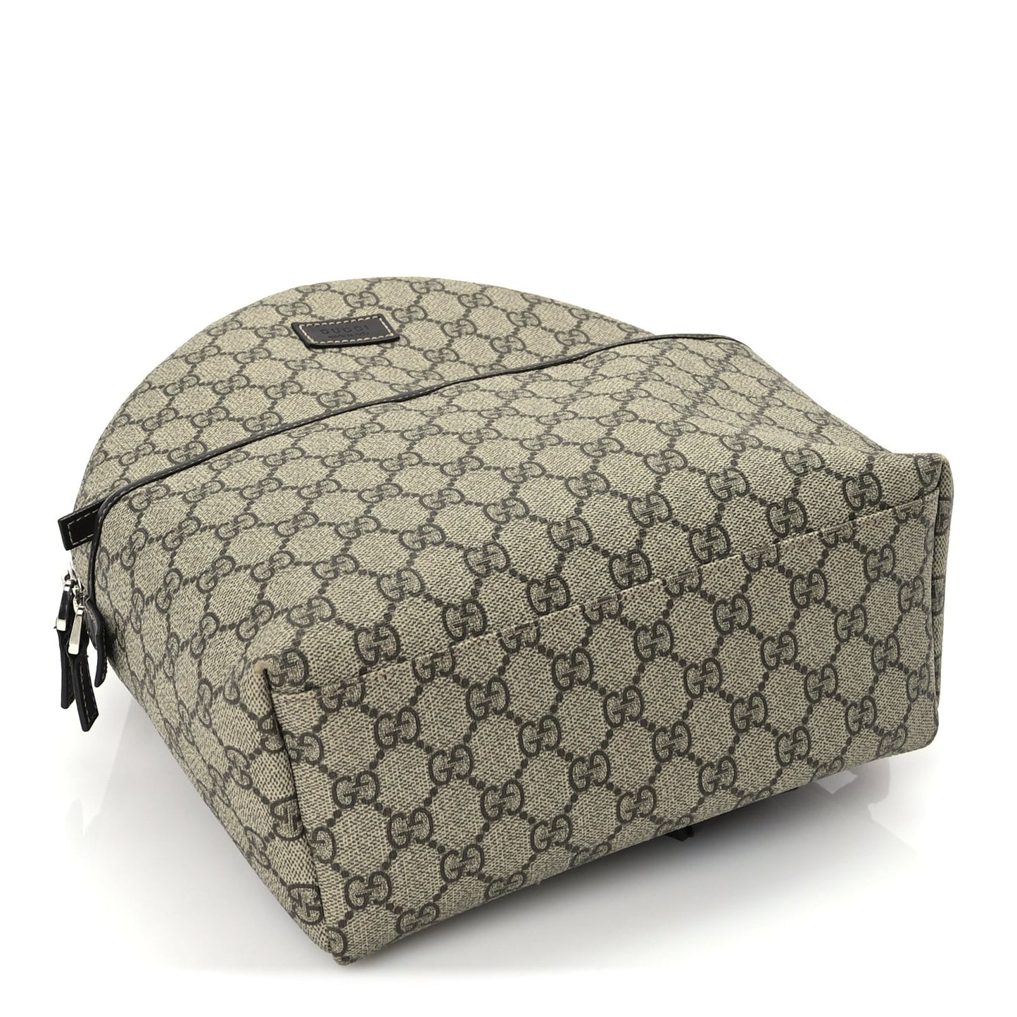 GG Supreme Monogram Margaux Calfskin Childrens Day Backpack Beige Ebony Cocoa Dark Chocolate