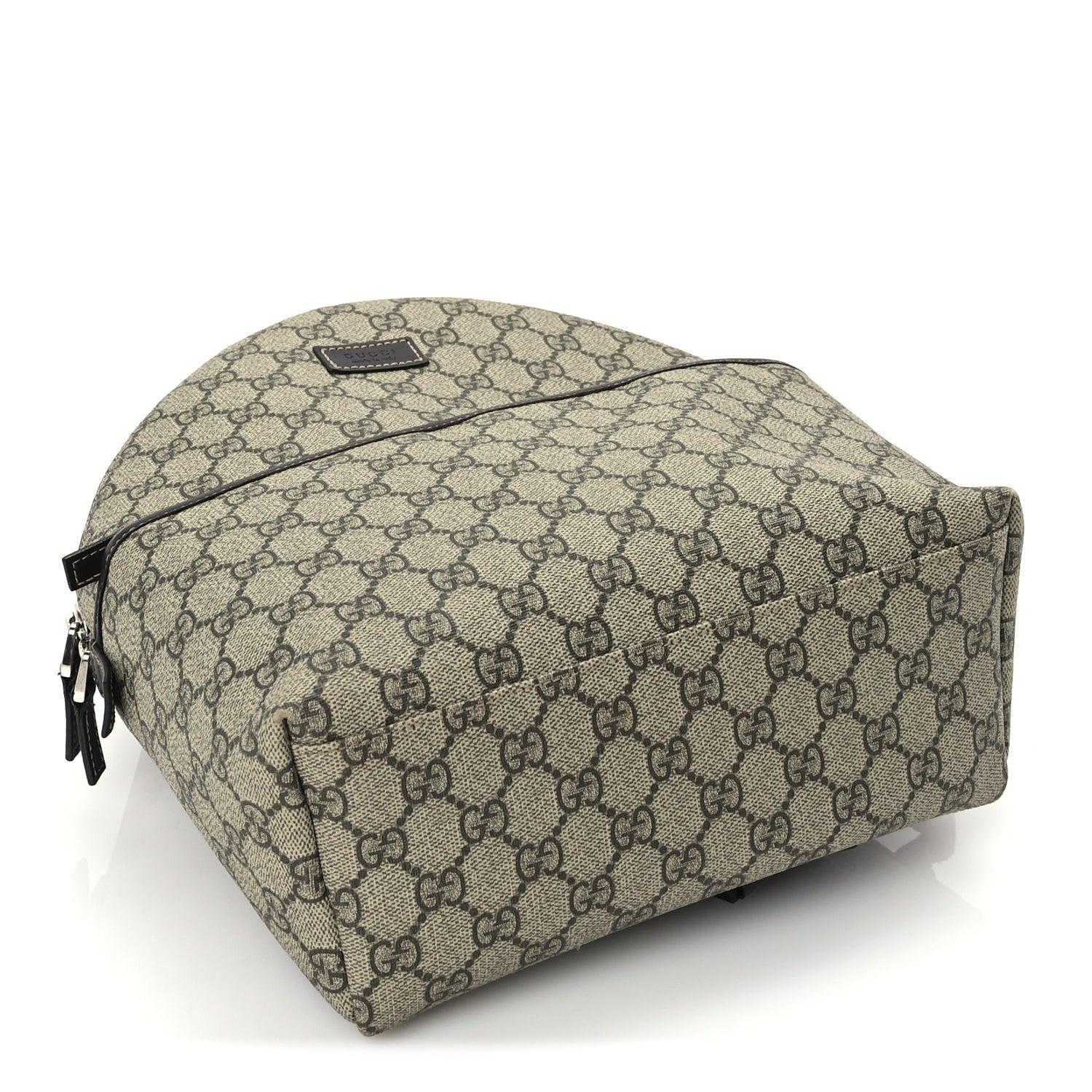 Gucci GG Supreme Monogram Margaux Calfskin Childrens Day Backpack Beige Ebony Cocoa Dark Chocolate 3 of 9