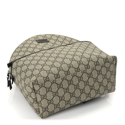 Gucci GG Supreme Monogram Margaux Calfskin Childrens Day Backpack Beige Ebony Cocoa Dark Chocolate 3 of 9