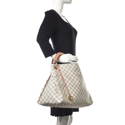 Louis Vuitton Damier Azur Artsy MM 2 of 9