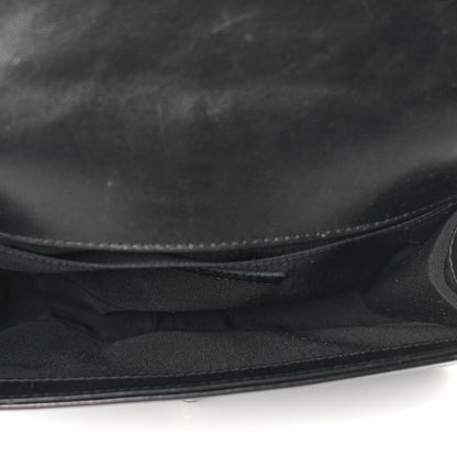 Chanel Goatskin Quilted Medium Boy Top Handle Flap Black 4 of 9