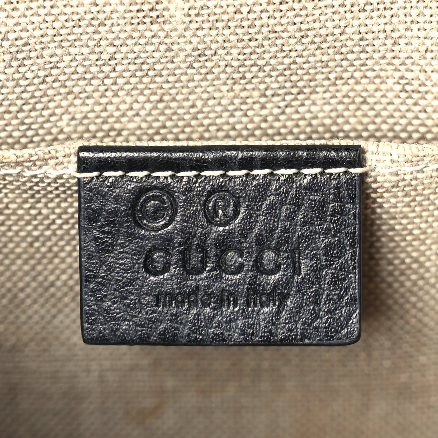Gucci Dollar Calfskin Small Interlocking G Shoulder Bag Black 5 of 8
