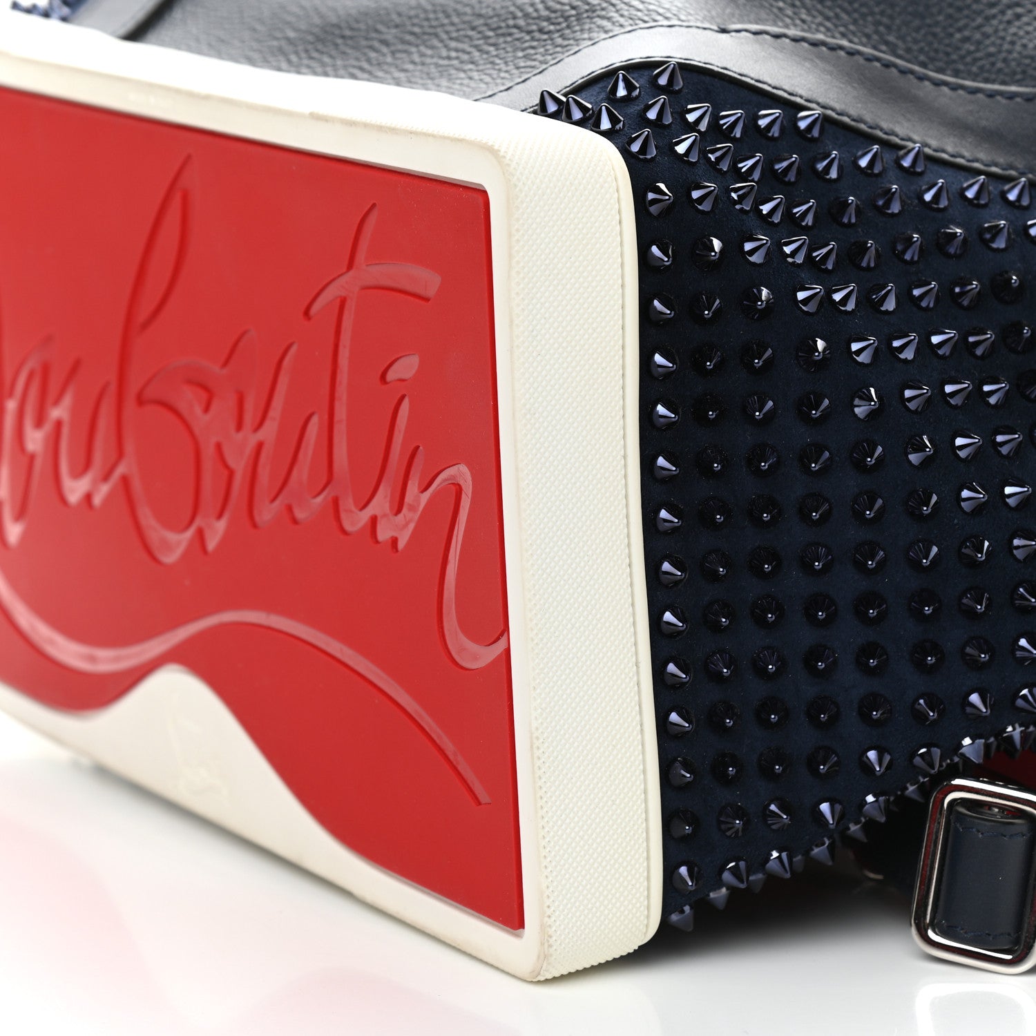 Christian Louboutin Calfskin Spiked Explorafunk Backpack Marine 9 of 9