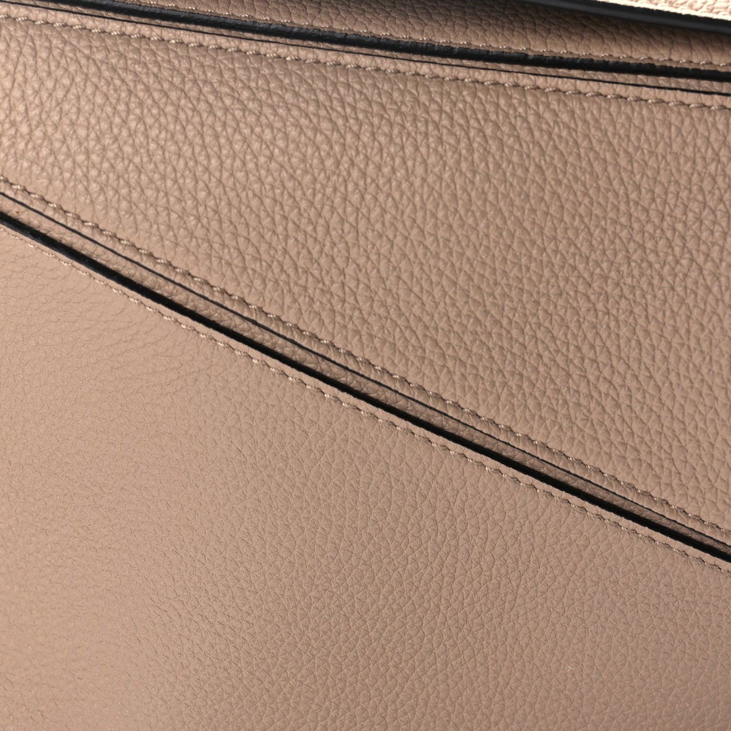 Calfskin Medium Puzzle Bag Sand