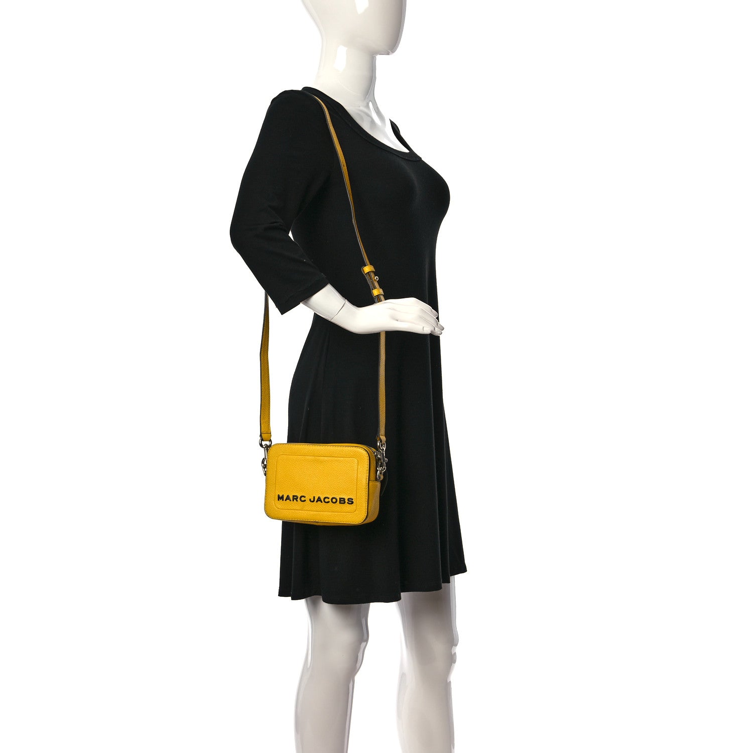 Marc Jacobs Calfskin Box Camera Bag Yellow 2 of 11