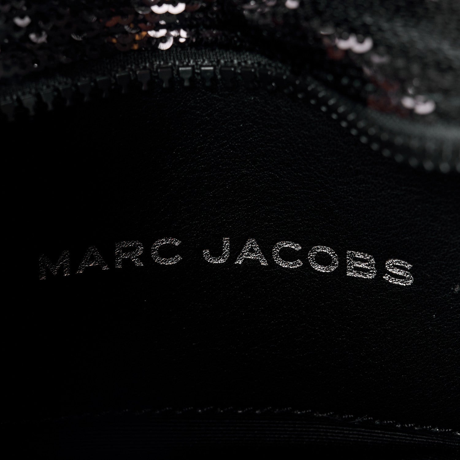 Marc Jacobs Sequin Small The Tote Bag Black 6 of 10