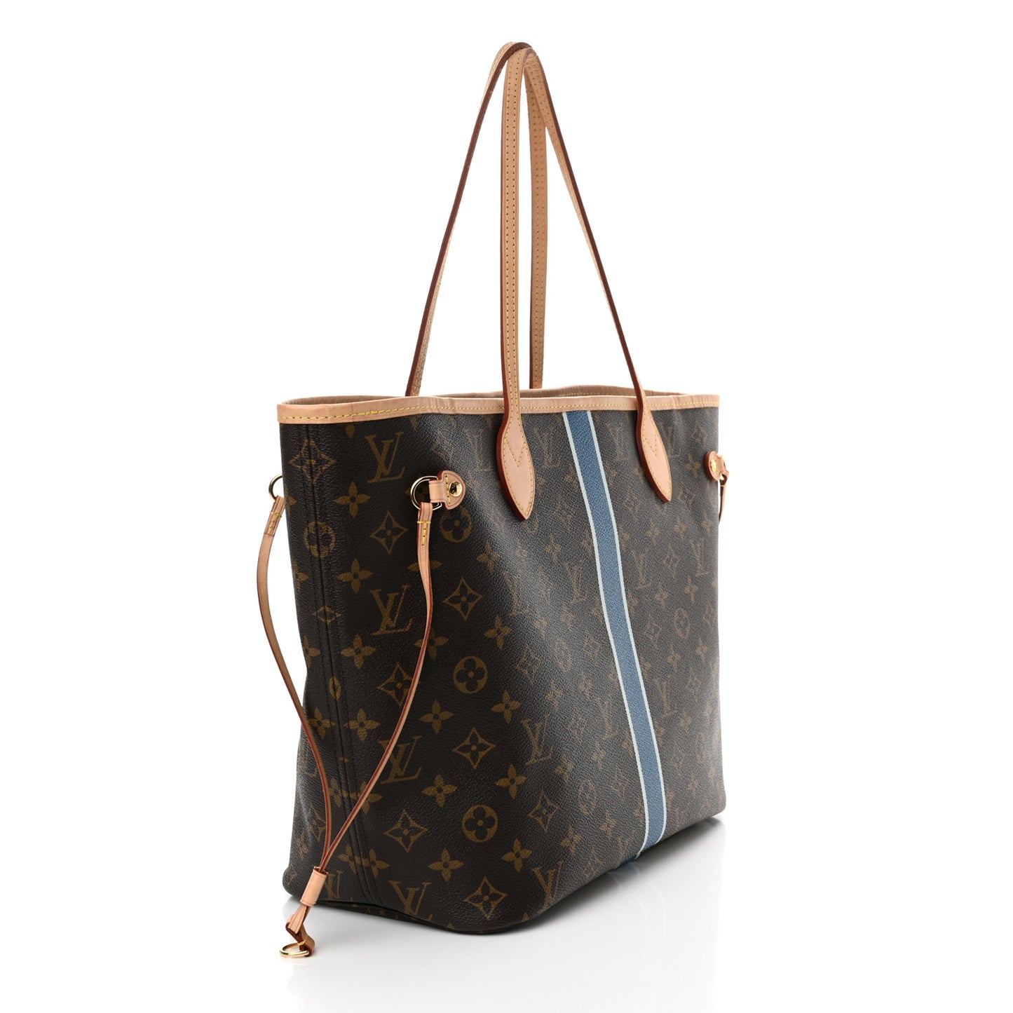 Monogram My LV Heritage Neverfull MM Blue De France White
