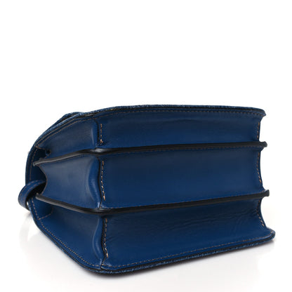 Versace Denim La Medusa Chain Shoulder Bag Navy Blue 4 of 7