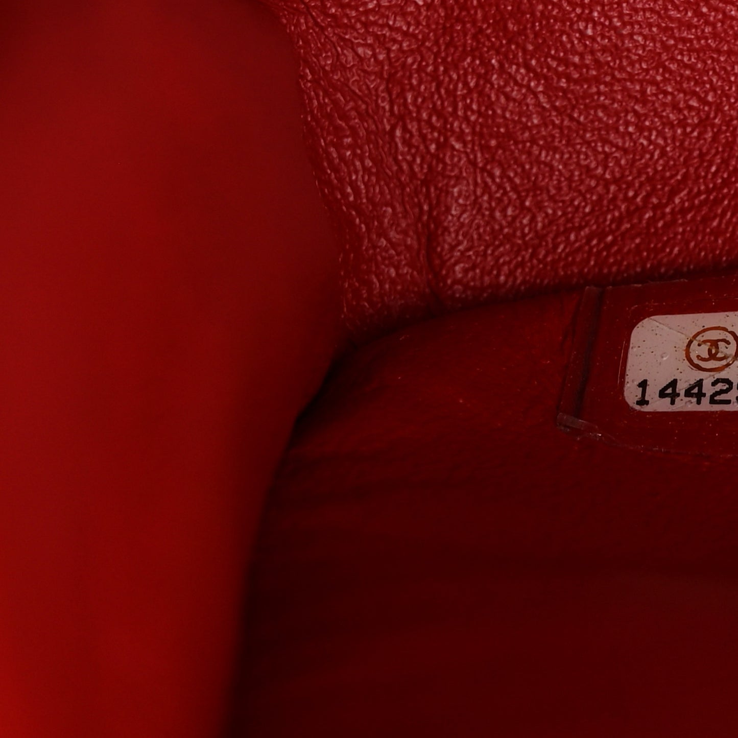 Patent Quilted Maxi Double Flap Red