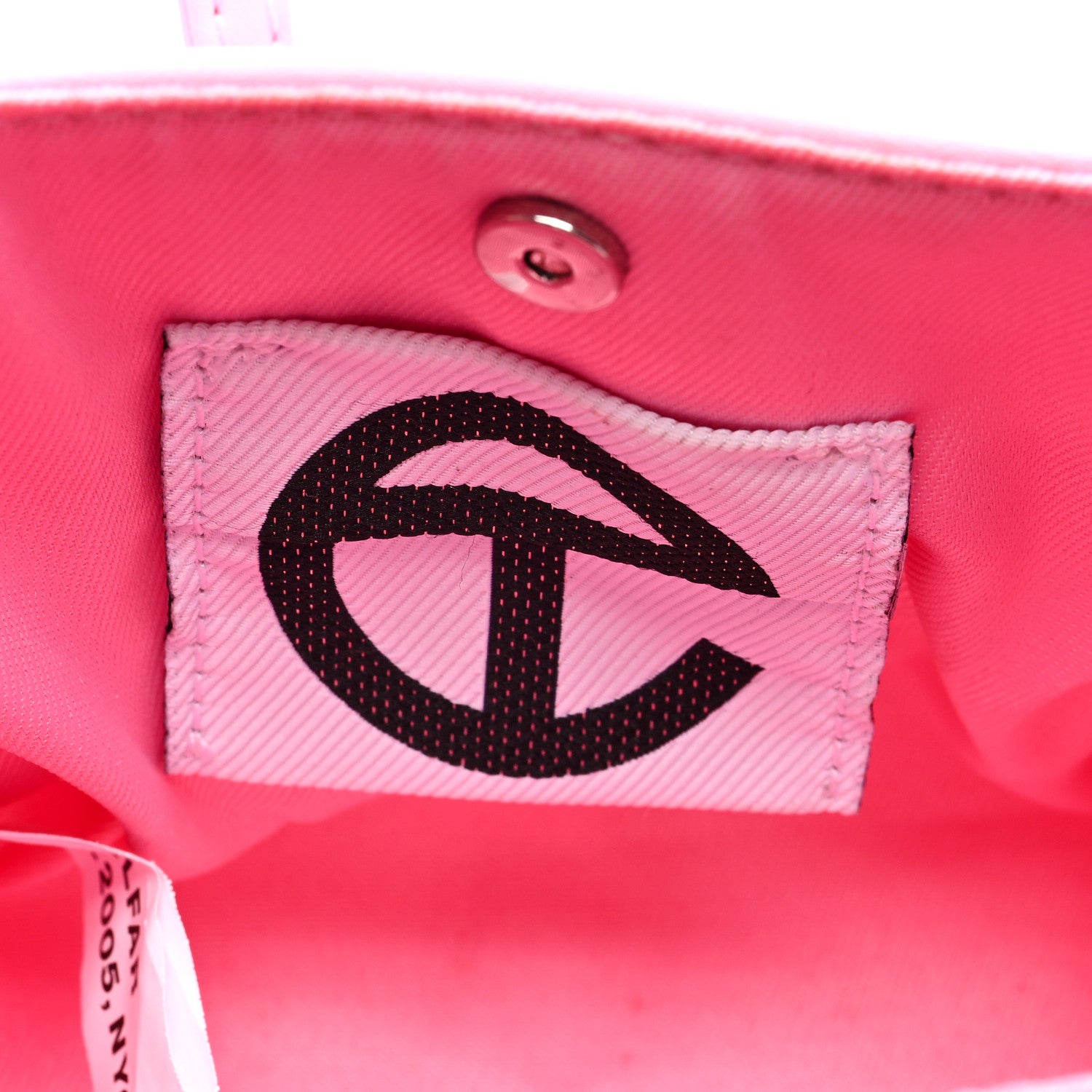 Telfar Vegan Leather Small Shopping Bag Bubblegum 6 of 9