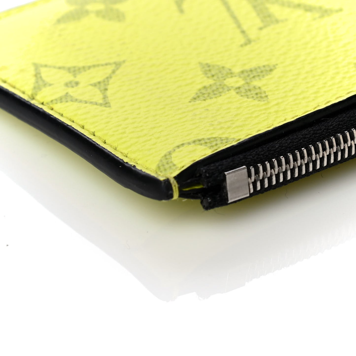 Monogram Taiga Coin Card Holder Yellow