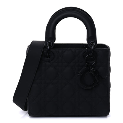 Christian Dior Ultra Matte Calfskin Cannage Small My ABCDior Lady Dior Black 1 of 8