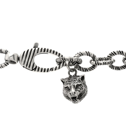 Gucci Sterling Silver Double G Flower Statement Necklace 4 of 5