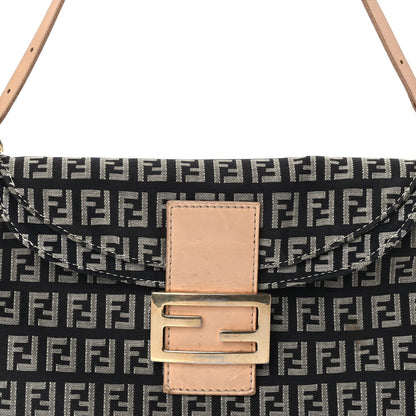 Fendi Zucchino Baguette Black 6 of 7