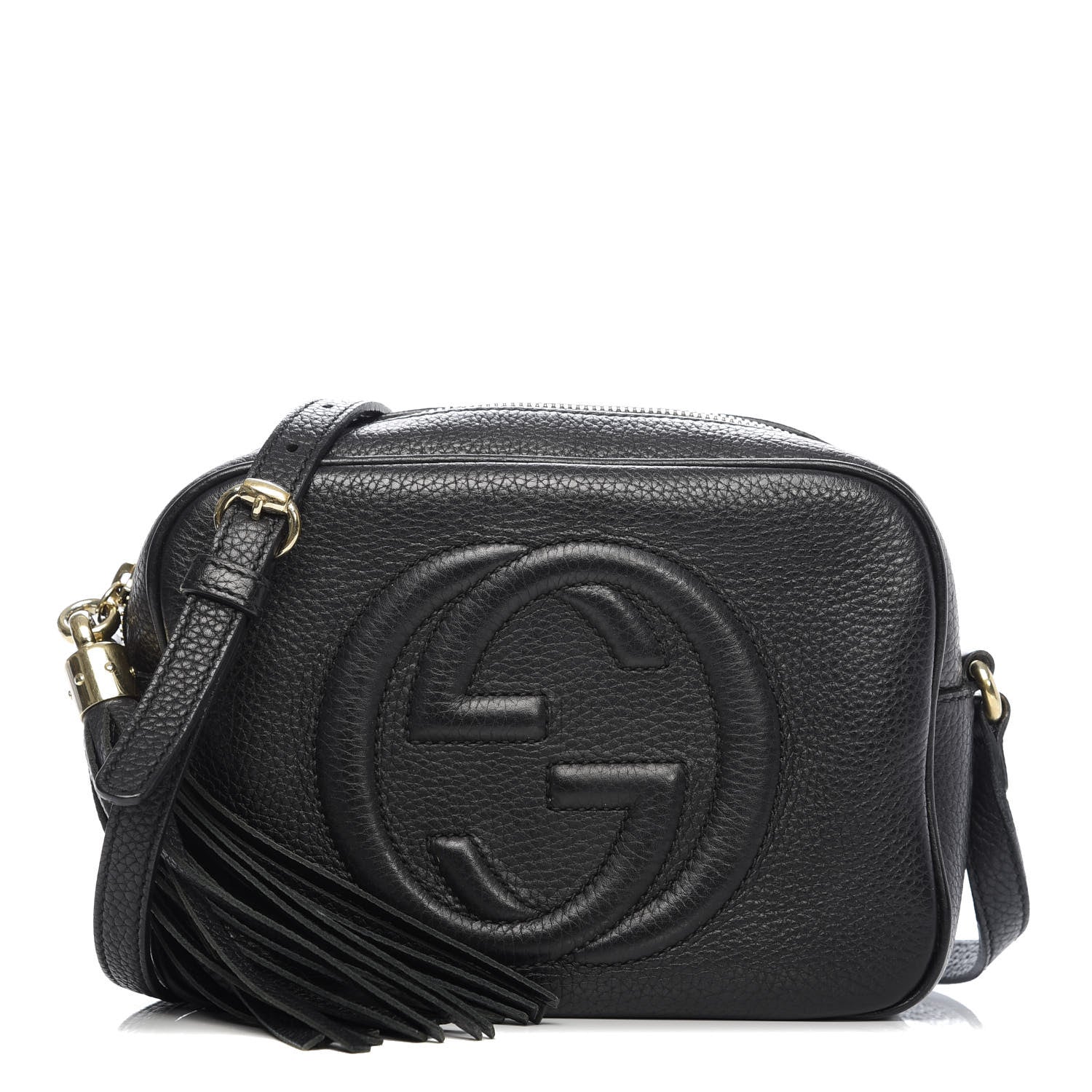 Gucci Pebbled Calfskin Small Soho Disco Bag Black 1 of 12