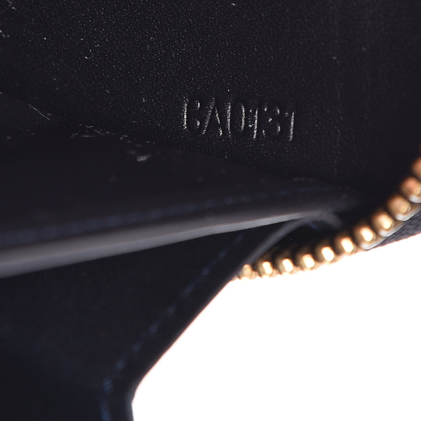 Vernis Leopard Zippy Wallet Blue Infini