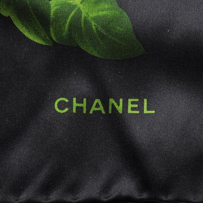 Chanel Silk Camellia Flower Scarf 5 of 6