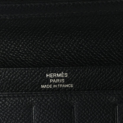 Hermes Epsom Citizen Twill Long Wallet  Black 8 of 8