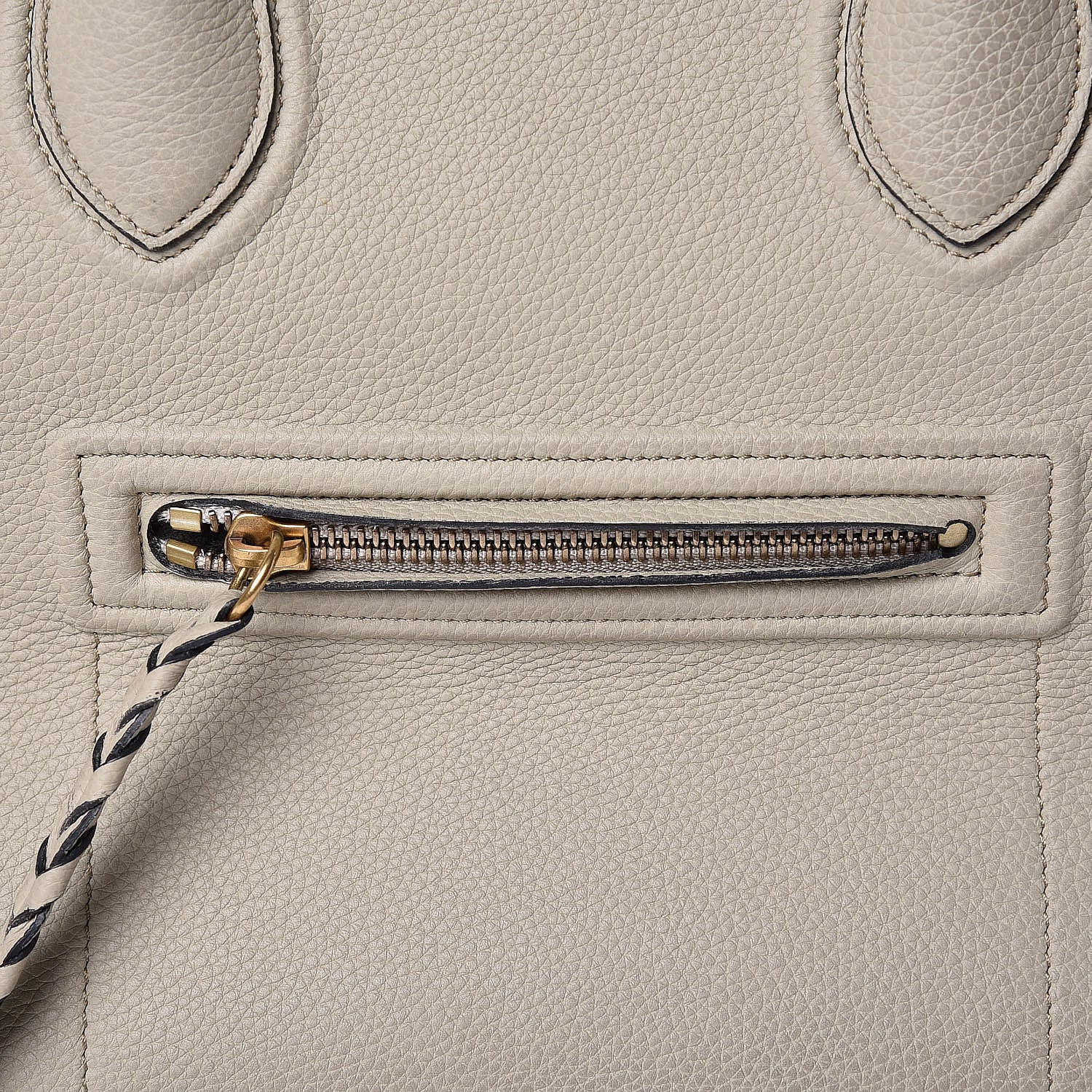 Celine Baby Grained Calfskin Medium Phantom Luggage Quartz 9 of 25