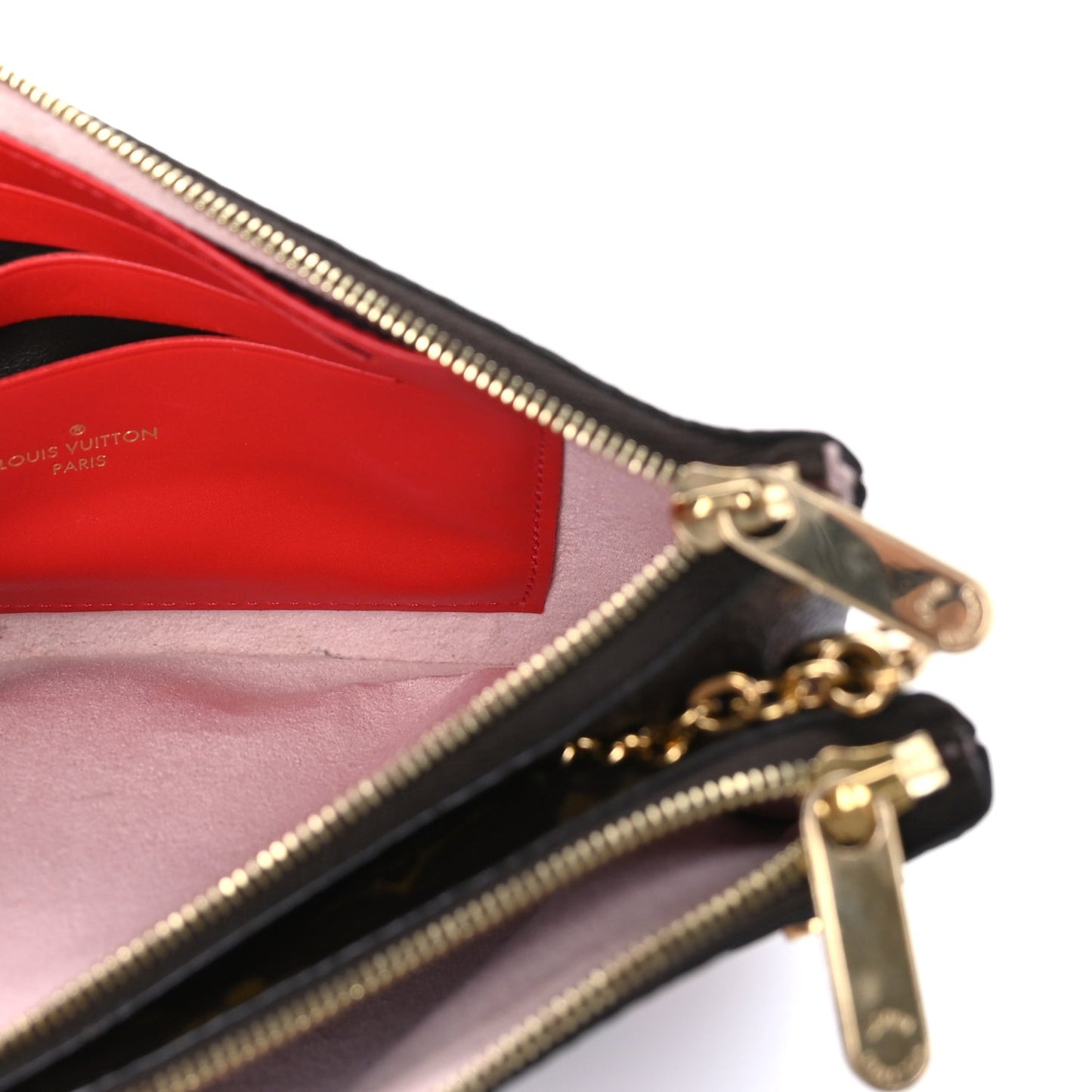 Monogram Blooming Flowers Double Zip Pochette