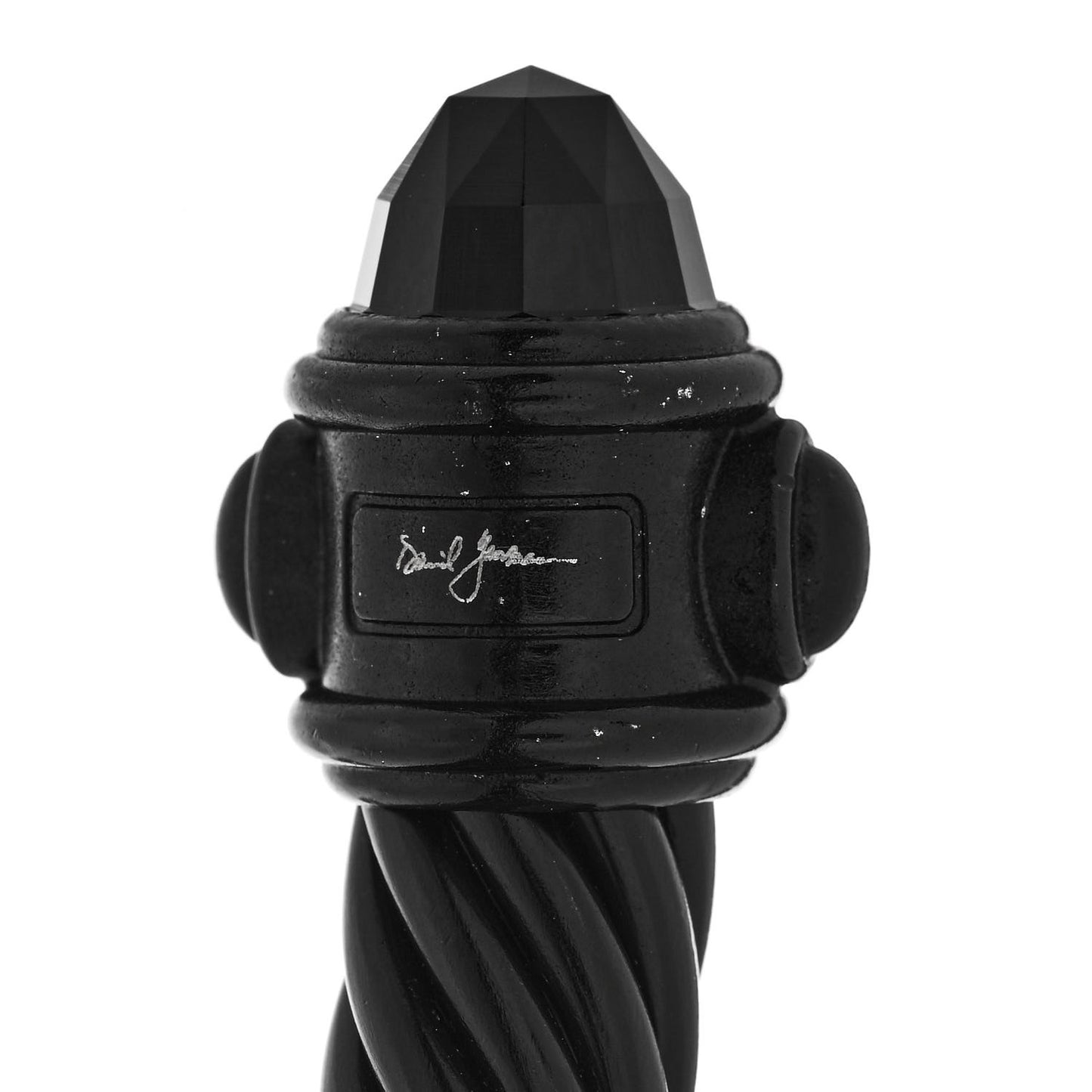 Aluminum 10mm Renaissance Cable Bracelet Black