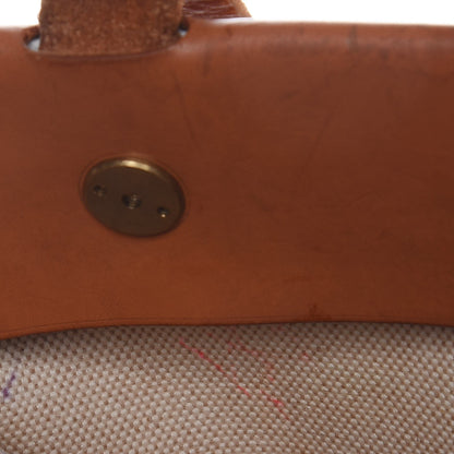 Hermes Toile Vache Hunter Herbag Cabas MM Natural 14 of 19