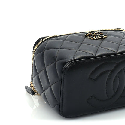 Chanel Lambskin Quilted 19 Pick Me Up Vanity Case  Black 8 of 9