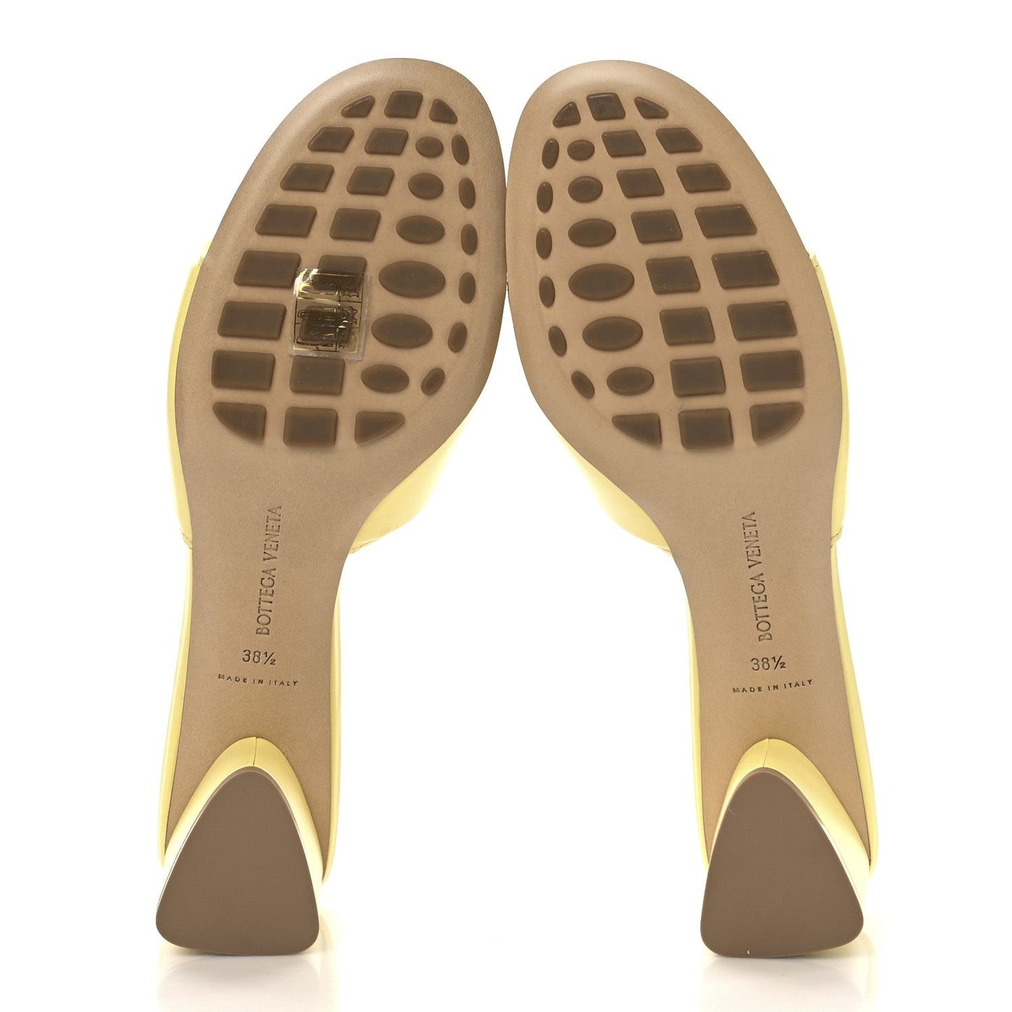 Vienna Calfskin The Band Mule Sandals 38.5 Lemonade