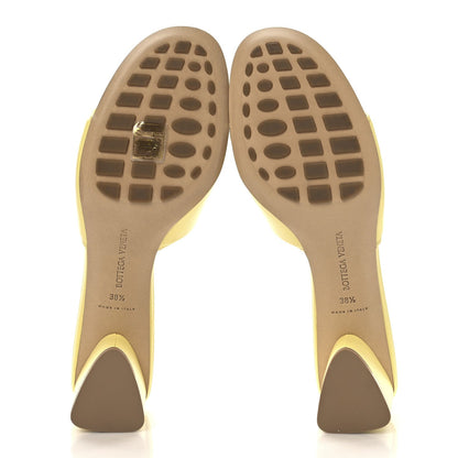 Bottega Veneta Vienna Calfskin The Band Mule Sandals 38.5 Lemonade 6 of 7