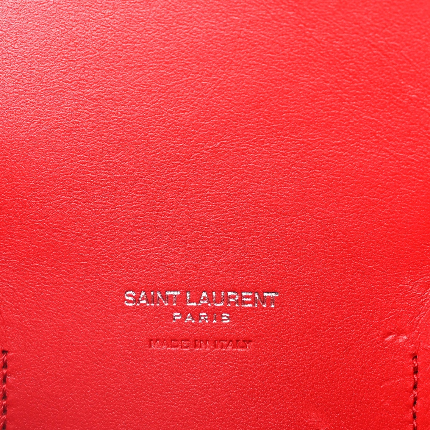 Grained Calfskin Small Sac De Jour Lipstick Red