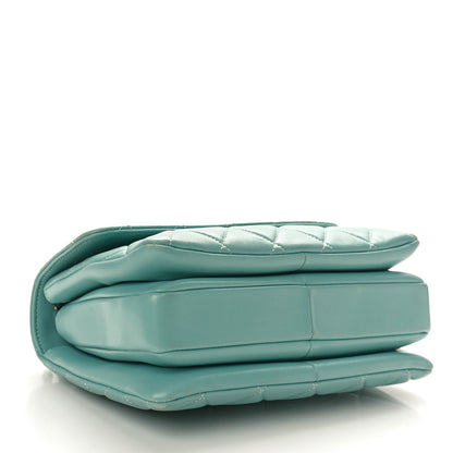 Chanel Lambskin Quilted Small Trendy CC Flap Dual Handle Bag Light Blue 4 of 10