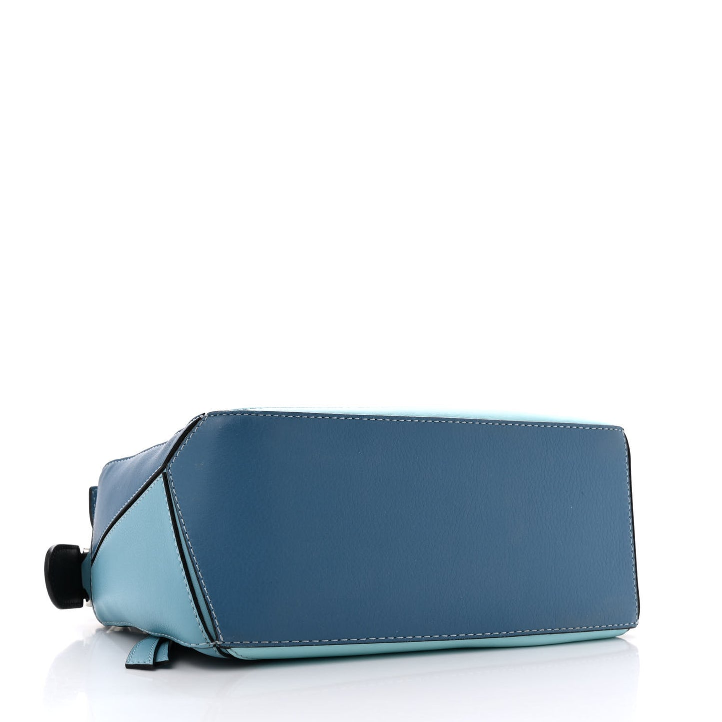 Calfskin Small Puzzle Bag Light Blue Aqua