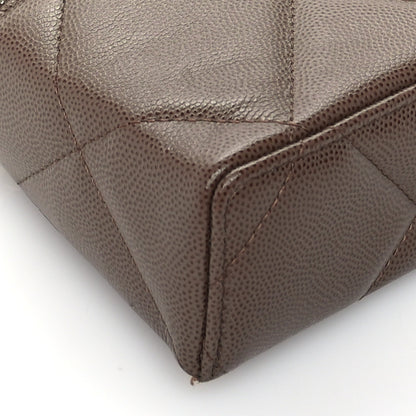 Chanel Caviar Quilted Top Handle Slim Vanity With Chain  Light Brown 8 of 9