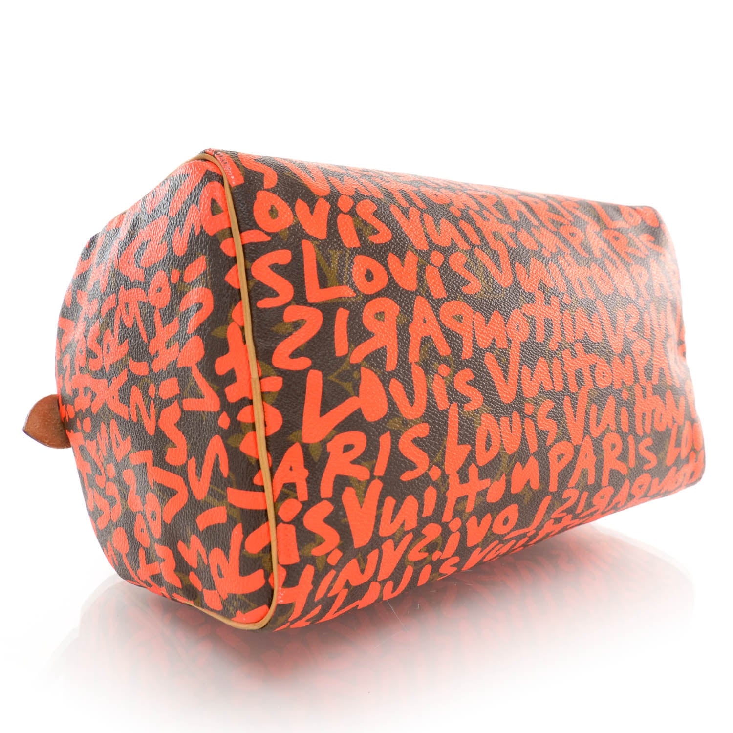 Louis Vuitton Monogram Graffiti Speedy 30 Orange 4 of 9