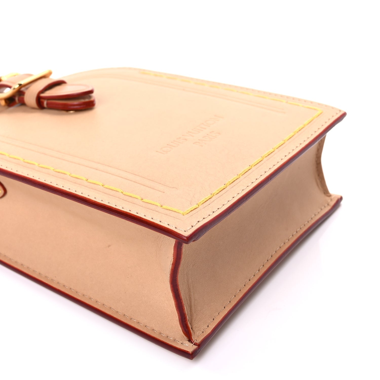 Louis Vuitton Vachetta Name Tag XL Clutch  Beige 8 of 8