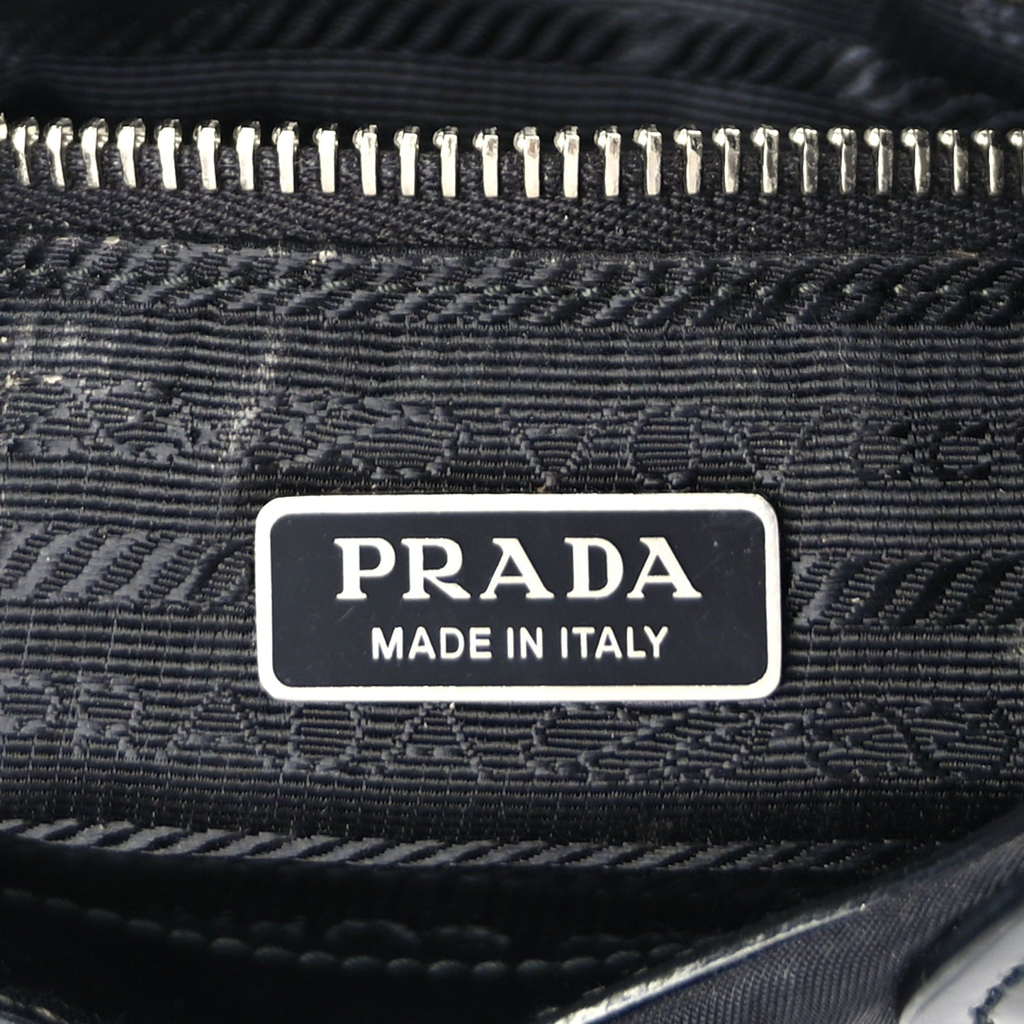 Nappa Soft Padded Re-Edition 2002 Moon Bag Black