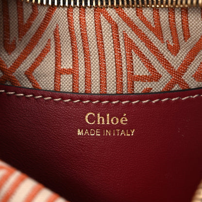 Chloe Suede Mini Daria Chain Bag Red 5 of 8