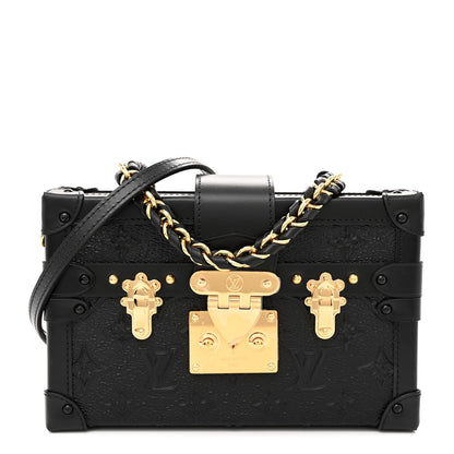 Louis Vuitton Midnight Canvas Petite Malle Black 1 of 10