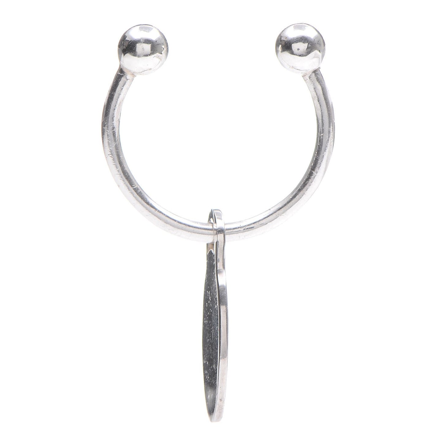 Sterling Silver Return To Oval Key Ring