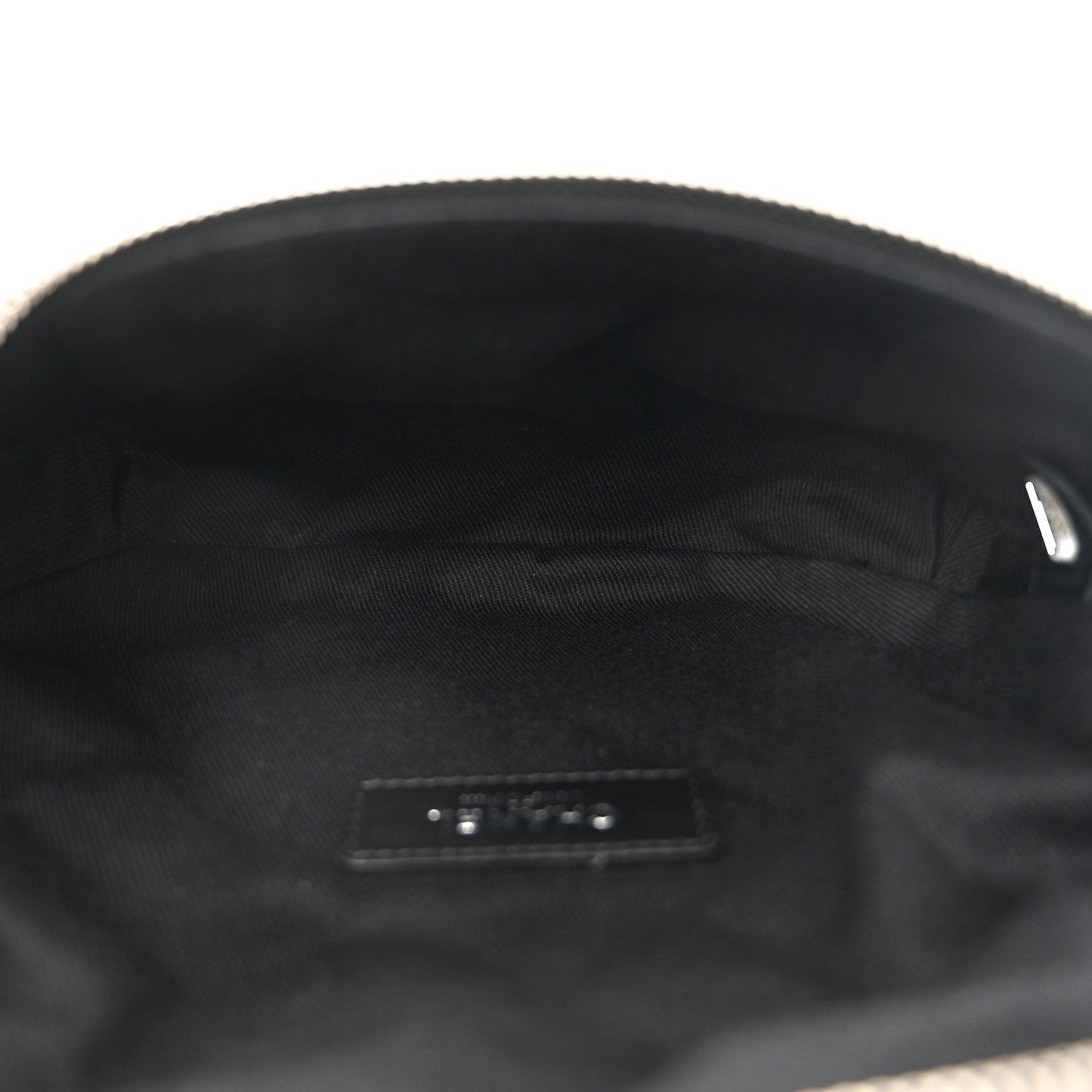 Calfskin Quilted Waist Belt Bag Black