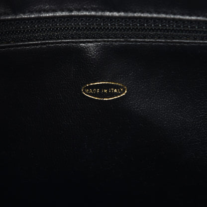 Chanel Lambskin Chevron Top Handle Bag Black 7 of 8