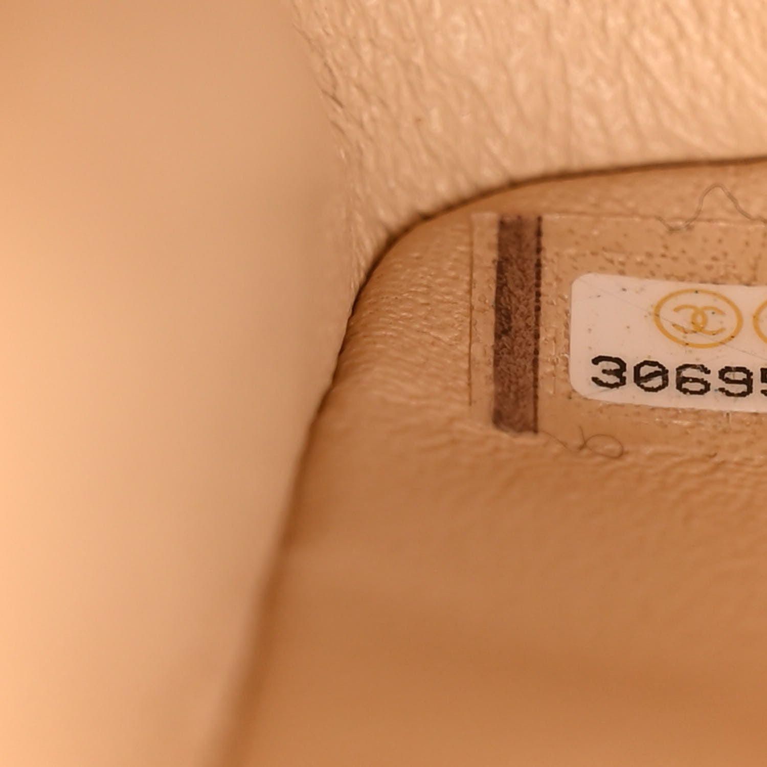 Chanel Caviar Quilted Medium Double Flap Beige 7 of 11