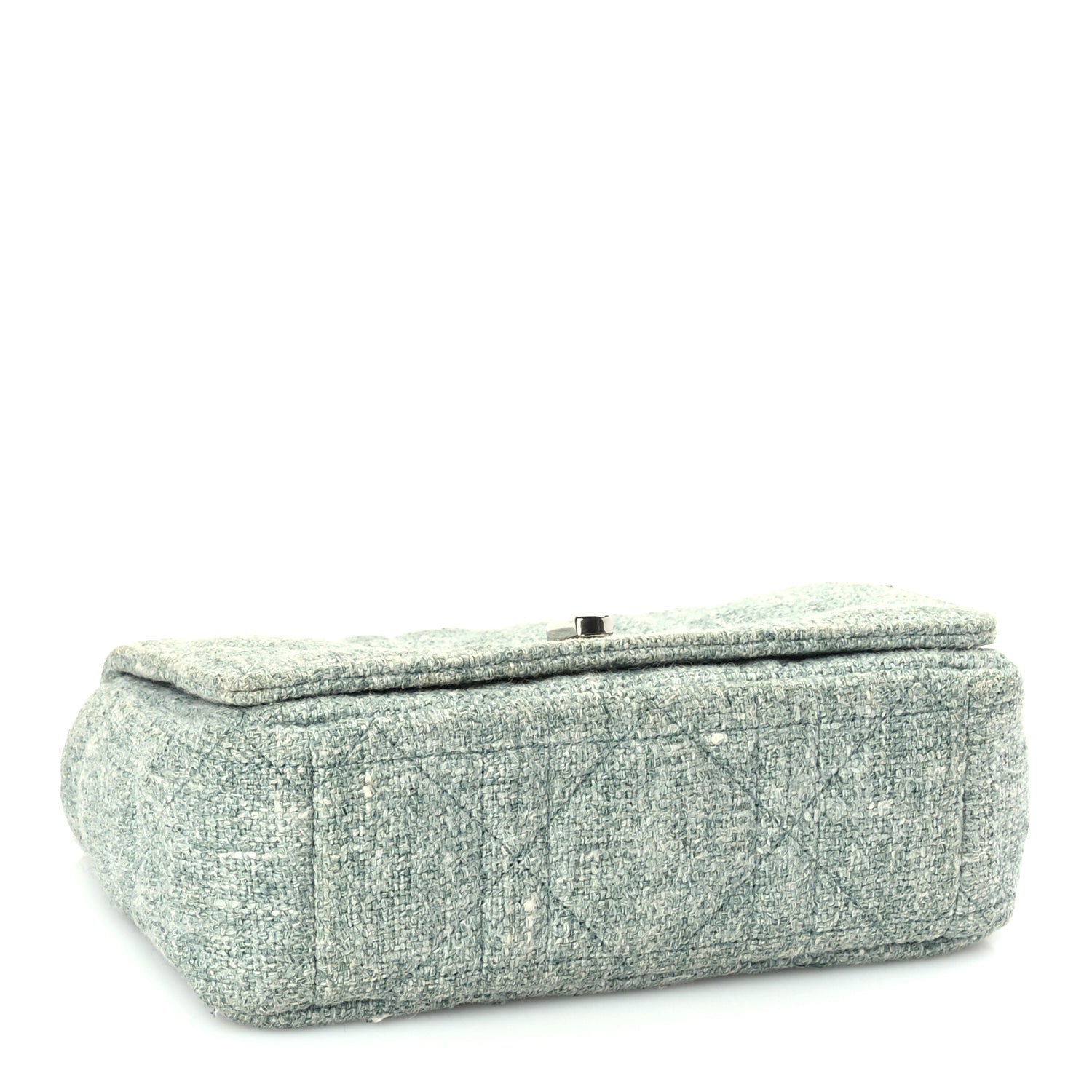 Christian Dior Tweed Macrocannage Small Caro Bag  Light Green 3 of 8