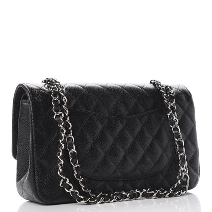 Chanel Caviar Quilted Medium Double Flap Black 2 of 9