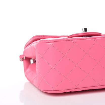 Chanel Lambskin Quilted Mini Square Flap Pink 8 of 10