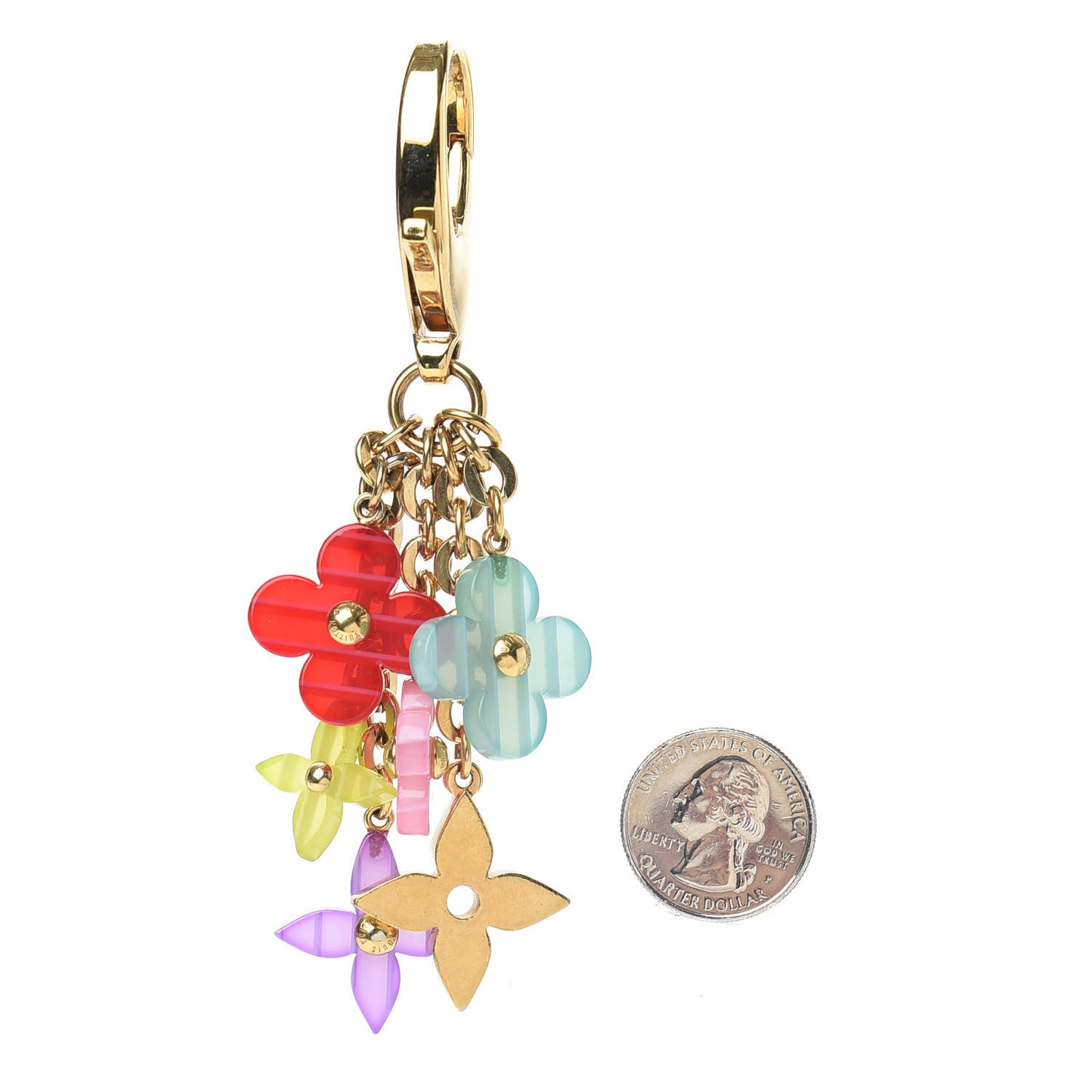 Pop Flower Bag Charm Multicolor