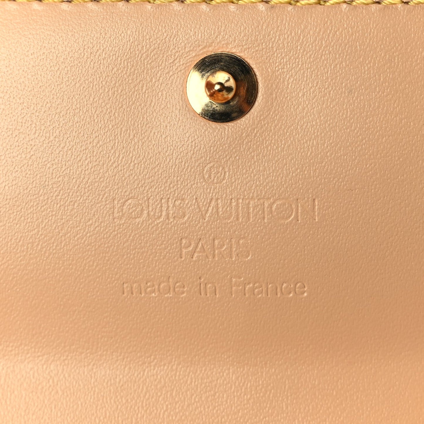 Monogram Multicolor Porte-Monnaie Plat Coin Purse Black