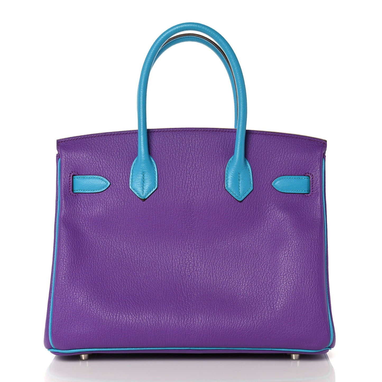 Chevre Horseshoe Birkin 30 Parme Bleu Aztec